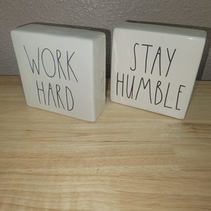 Rae Dunn Sentiment blocks